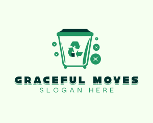 Garbage Trash Bin Logo