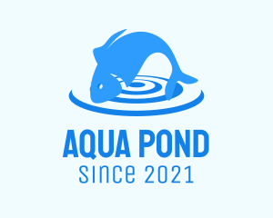 Blue Water Fish logo design