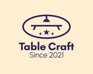 Table - Dining Table Lamp logo design