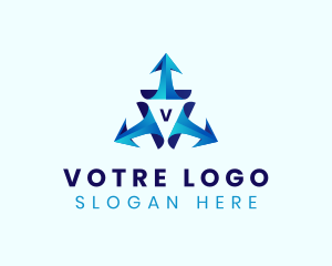 Logistics - Arrow Firm Consulting logo design