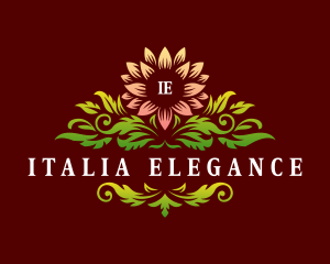 Elegant Dahlia Flower logo design