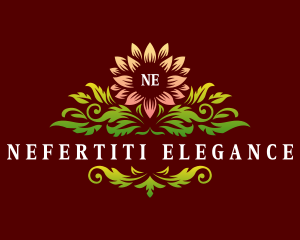 Elegant Dahlia Flower logo design