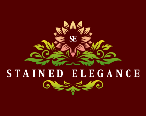 Elegant Dahlia Flower logo design