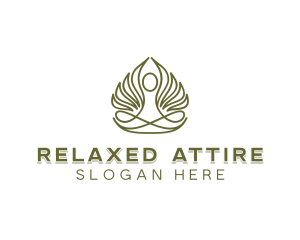 Leaf Healing Relaxation logo design