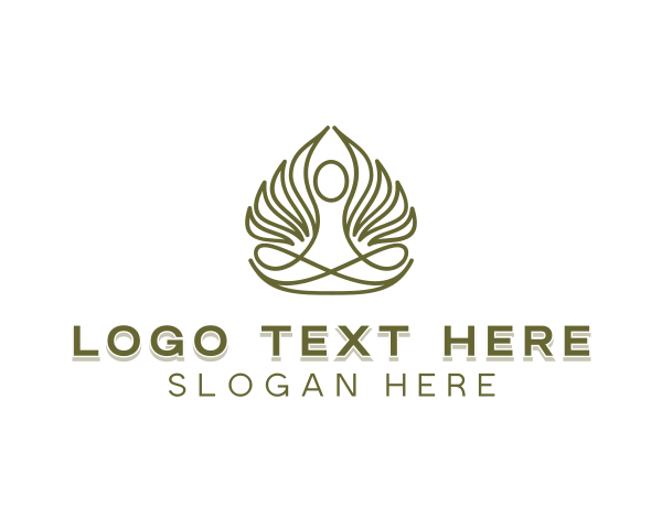 Relaxation - Leaf Healing Relaxation logo design