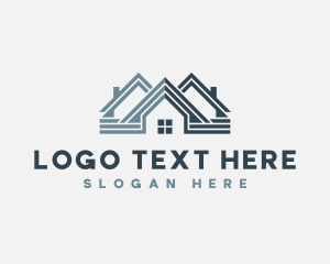 Airbnb - Roof Realtor Builder logo design