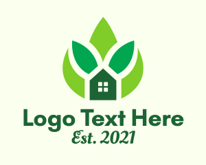 Sustainability - Green House Real Estate logo design