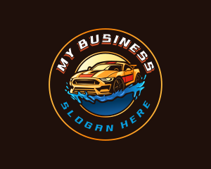 Car Wash Detailing logo design