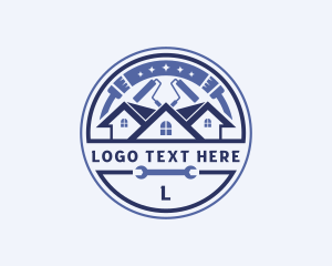 House Tools Renovation Logo