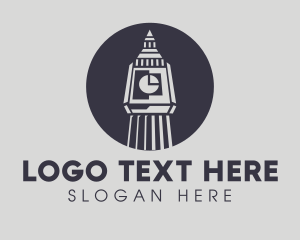 Hour - London Big Ben logo design