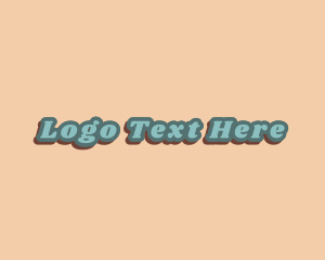 60s - Retro Pop Business logo design