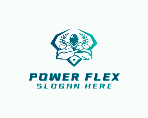 Muscle - Gym Muscle Workout logo design