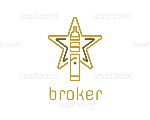 Golden Star Vape Logo