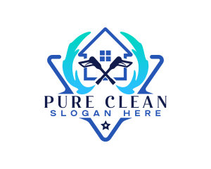 Home Power Cleaning logo design