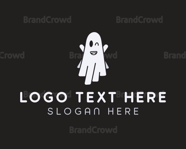 Ghost Halloween Costume Logo