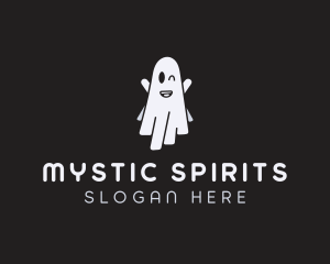 Ghost Halloween Costume logo design