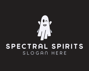 Ghost Halloween Costume logo design