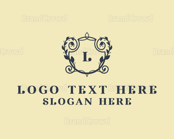 Floral Shield Boutique Logo