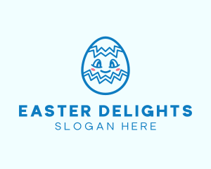 Easter - Easter Egg Cartoon logo design