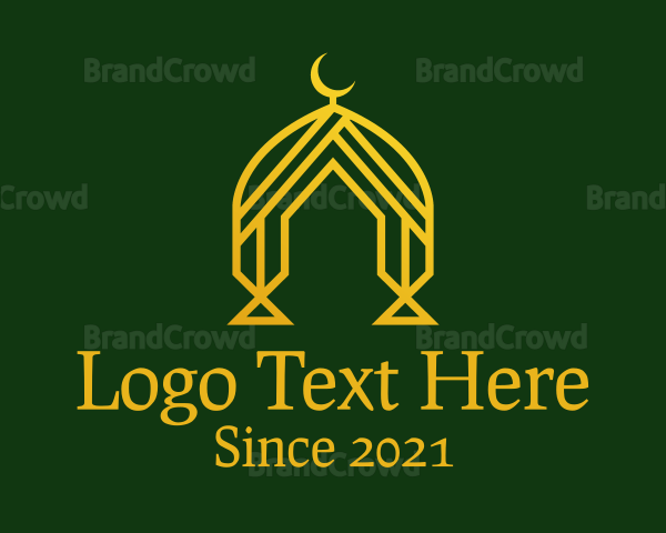 Muslim Religious Temple Logo