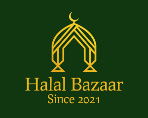 Muslim Religious Temple logo design