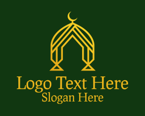 Muslim Religious Temple Logo