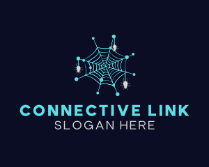 Network - Spider Network Web logo design