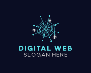 Web - Spider Network Web logo design