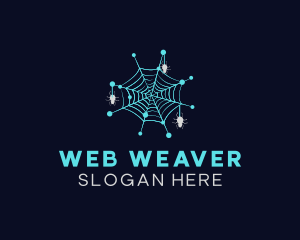 Spider Network Web logo design