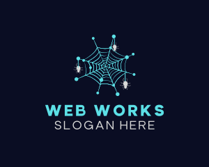 Web - Spider Network Web logo design