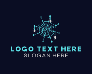 Web - Spider Network Web logo design