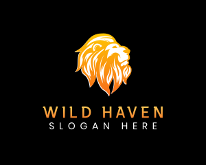 Wild Lion Predator logo design