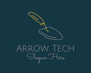 Gardening Shovel Trowel logo design