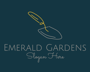 Gardening Shovel Trowel logo design