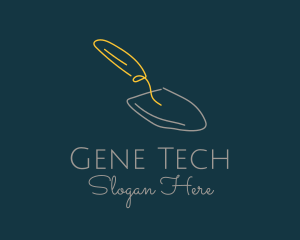 Gardening Shovel Trowel logo design