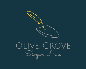 Gardening Shovel Trowel logo design