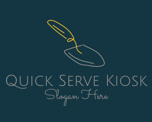 Gardening Shovel Trowel logo design