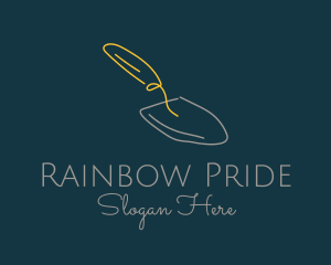 Gardening Shovel Trowel logo design