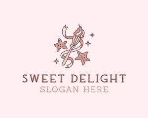 Cookie Star Sweets logo design