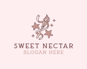 Cookie Star Sweets logo design