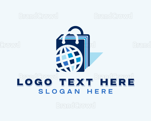 E-commerce Shopping Bag Logo