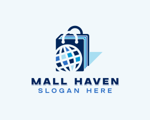 E-commerce Shopping Bag logo design