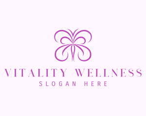 Feminine Wellness Butterfly logo design