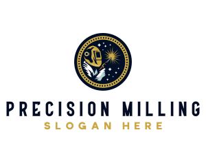 Milling - Welding Handyman Worker logo design