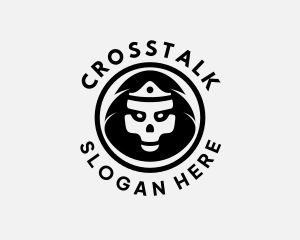 Skate Shop - Skull Crown King logo design