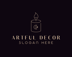 Spa Candle Decor  logo design