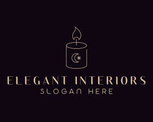 Spa Candle Decor  logo design