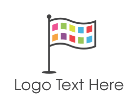 Application - Application Flag logo design