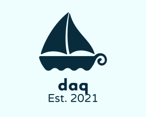 Nordic - Simple Viking Boat logo design