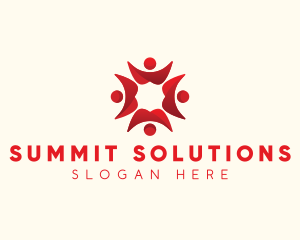 People Community Organization logo design